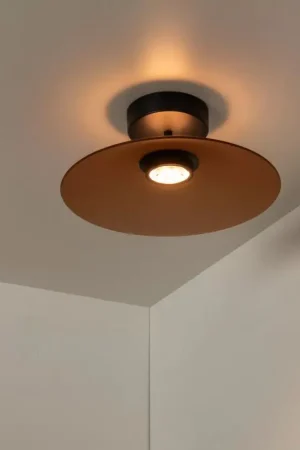 Favoriet Lucide Menga - hanglamp - Ø 40 x 16 cm - 12W dimbare LED incl. - amber