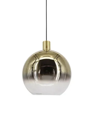 Bestel Nu Artdelight Rosario - hanglamp - Ø 30 x 150 cm - gerookt goud