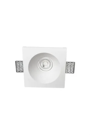 Aanbieding Nova Luce Mib - inbouwspot - Ø 130 mm, Ø 138 mm inbouwmaat - wit gips