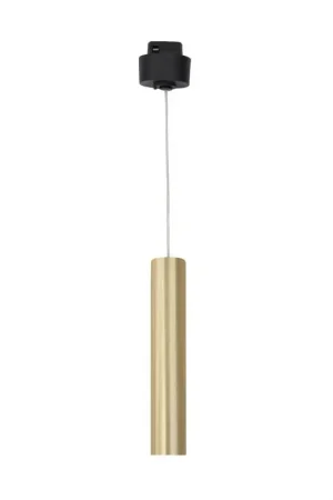 Aanbieding Nova Luce Jazz - hanglamp voor magnetisch profielsysteem - Ø 3 x 150 cm - 10W LED incl. - satijn messing