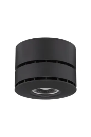 Actieprijs Nova Luce Lot - opbouwspot - Ø 10 x 7 cm - 15W LED incl. - zwart