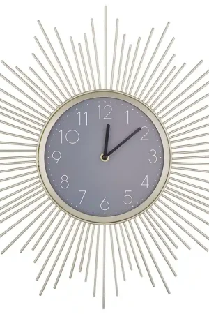 Alleen Vandaag SOLURA  - Wandklok - Goud  - IJzer