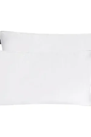 VIHREN - Hoofdkussen set van 2 - Wit - 40 x 80 cm - katoen Snelle Levering