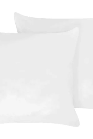 Authentiek TRIGLAV - Hoofdkussen set van 2 - Wit - 80 x 80 cm - Hoog - Polyester