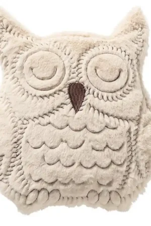 Favoriet Textino OWL - sierkussen 35x40 cm - uil - beige - Textino