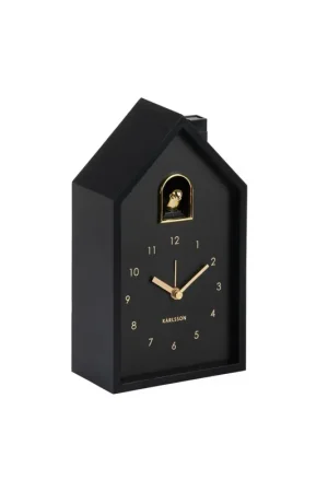 Beperkt Aanbod Wekker Modern Cuckoo Oro - Zwart - 15x11.5x20cm