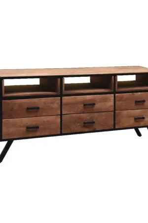 D - Livingfurn - Dressoir Finn 165 cm - Mangohout Gereduceerde Prijs