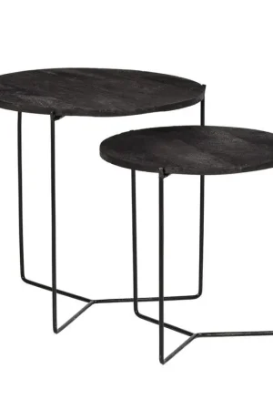 Livingfurn Mason Black/Black Set of 2 Superprijs