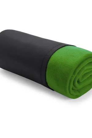 Shop Nu Warme Polar Fleece deken - groen - 120 x 150 cm - Woondeken - Plaids