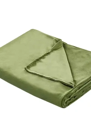 RHEA - Verzwaringsdeken hoes - Donkergroen - 150 x 200 cm - Polyester Modern