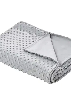 Topkwaliteit CALLISTO - Verzwaringsdeken hoes - Grijs - 100 x 150 cm - Polyester