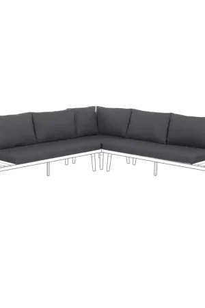 CORATO - Tuinkussenhoezen set - Grijs - Polyester Lage Prijs