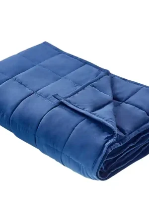 Speciale Aanbieding NEREID - Verzwaringsdeken - Marineblauw - 120 x 180 cm - Polyester